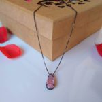 Kit Romântico Mini Colar Gota Ônix