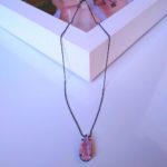 Kit Romântico Mini Colar Gota Ônix