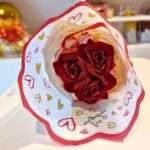 Buquê de Bombom Raffaello com Rosas - Imagem 3