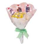 Buquê Dourado Com Polaroid