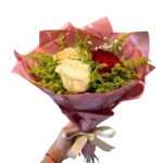Buquê de 3 Rosas Naturais